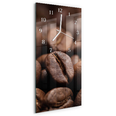 Vertical wall clock Coffee Beans