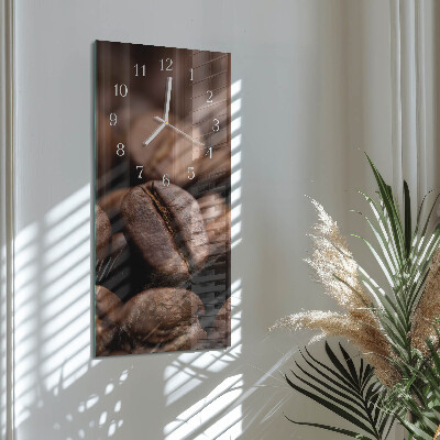 Vertical wall clock Coffee Beans