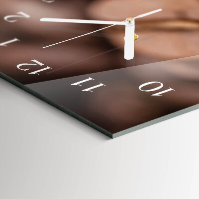 Vertical wall clock Coffee Beans