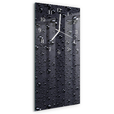 Vertical wall clock Drops