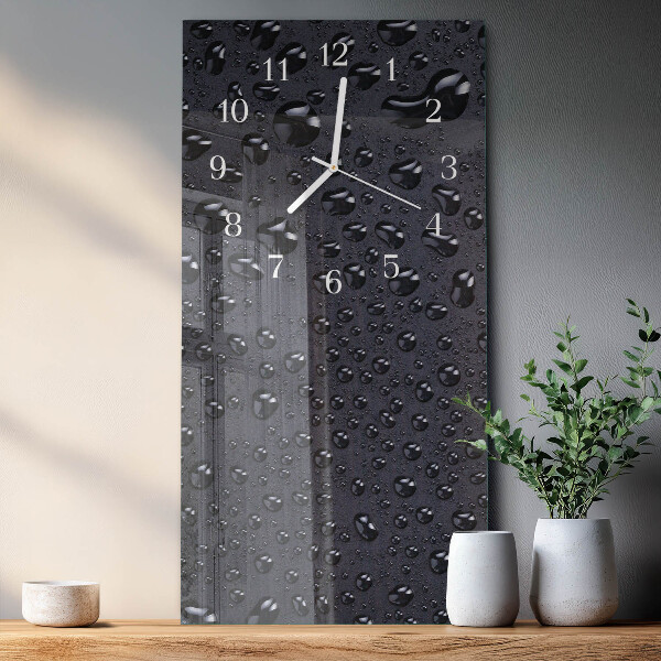 Vertical wall clock Drops