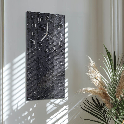 Vertical wall clock Drops