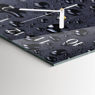 Vertical wall clock Drops