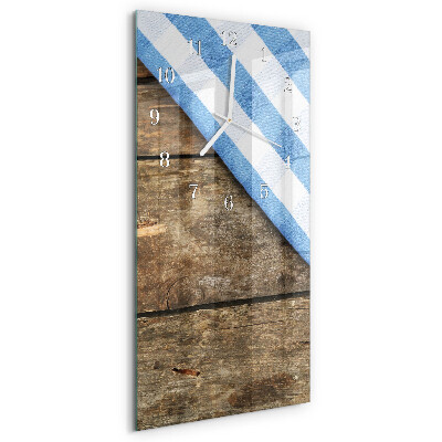 Vertical wall clock Tablecloth