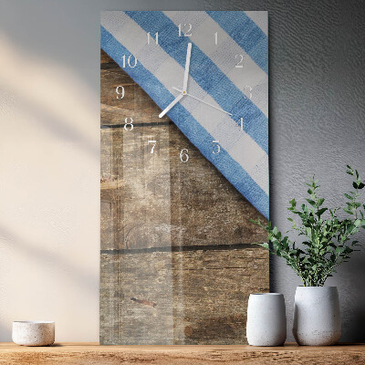 Vertical wall clock Tablecloth