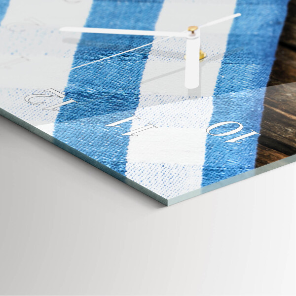 Vertical wall clock Tablecloth