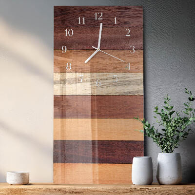 Vertical wall clock Stripes