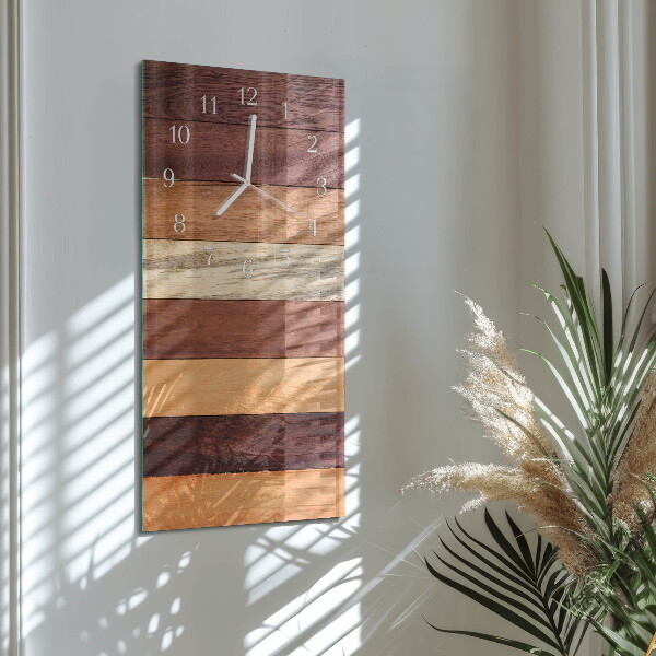 Vertical wall clock Stripes