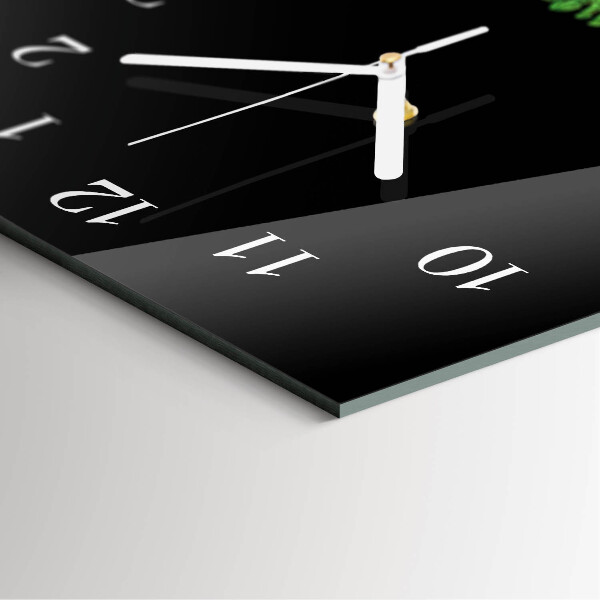 Vertical wall clock Fern