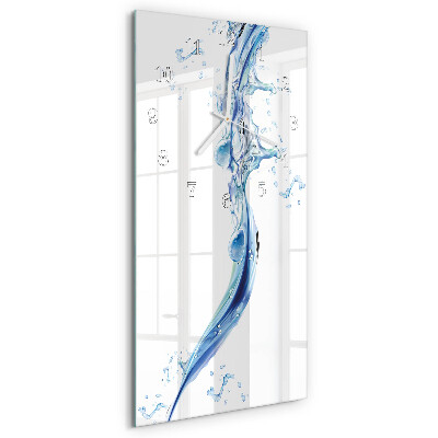 Vertical wall clock Water