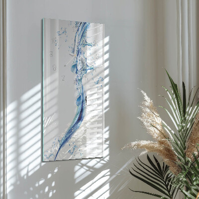 Vertical wall clock Water