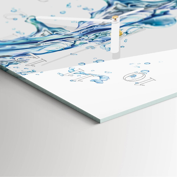 Vertical wall clock Water