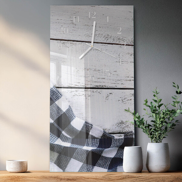 Vertical wall clock Fabric Table
