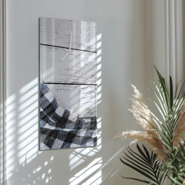 Vertical wall clock Fabric Table