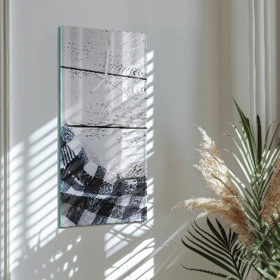 Vertical wall clock Fabric Table