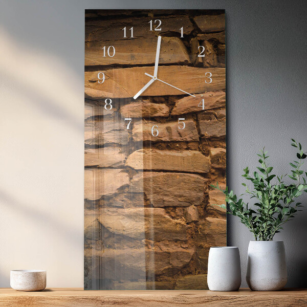 Vertical wall clock Stones