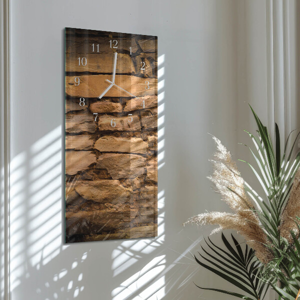 Vertical wall clock Stones