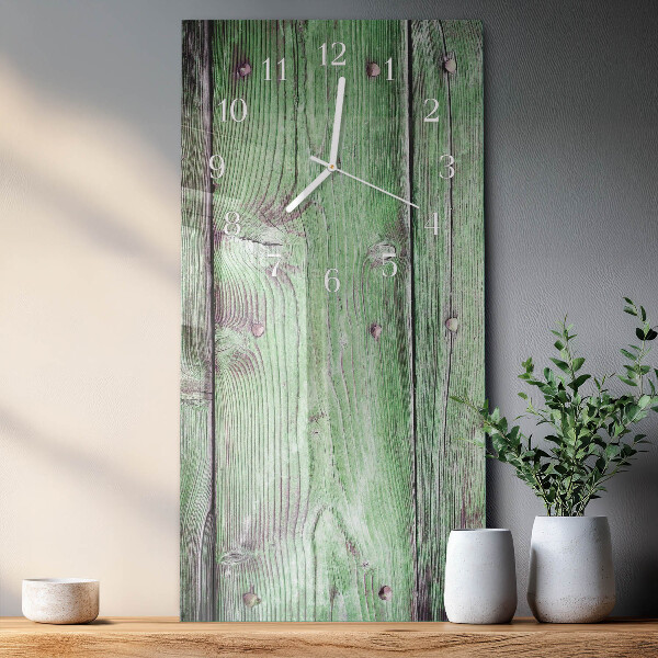 Vertical wall clock Wooden Board
