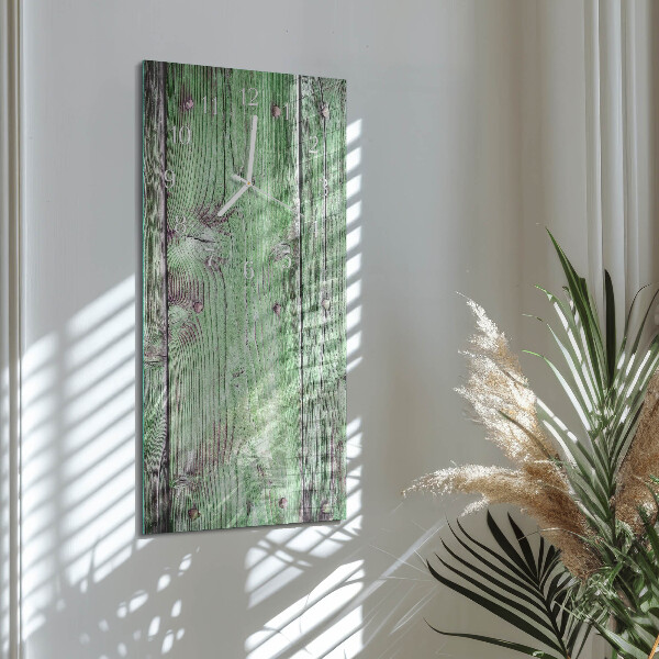Vertical wall clock Wooden Board