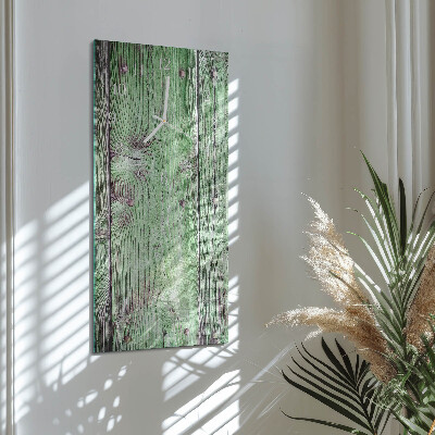 Vertical wall clock Wooden Board