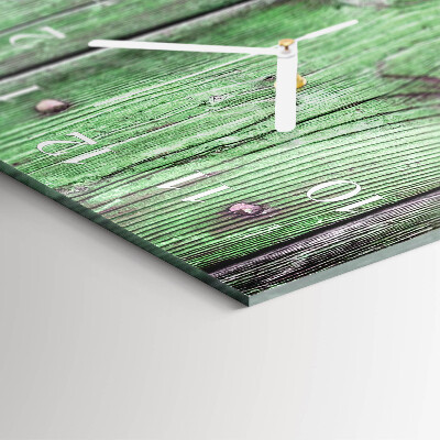 Vertical wall clock Wooden Board