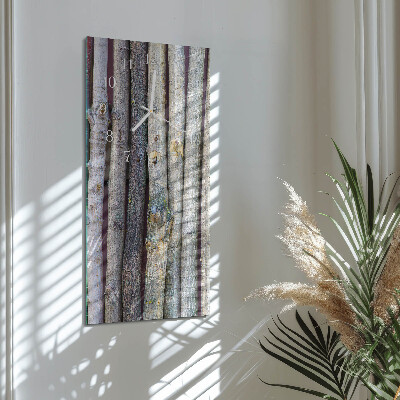 Vertical wall clock Branches