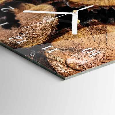 Vertical wall clock Wood Grains