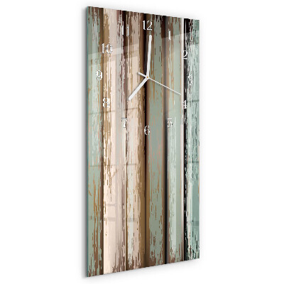 Vertical wall clock Wood