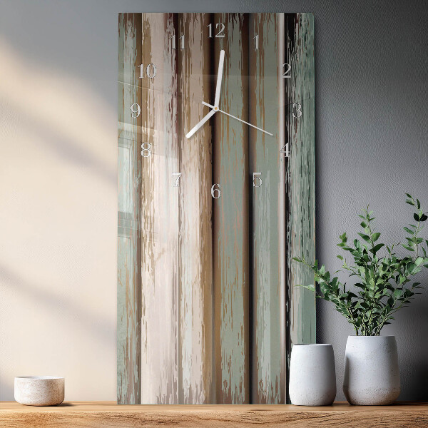 Vertical wall clock Wood