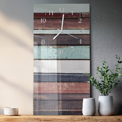 Vertical wall clock Wood Patrol