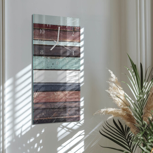 Vertical wall clock Wood Patrol