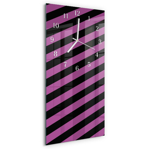 Vertical wall clock Stripes