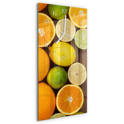 Vertical wall clock Fruit