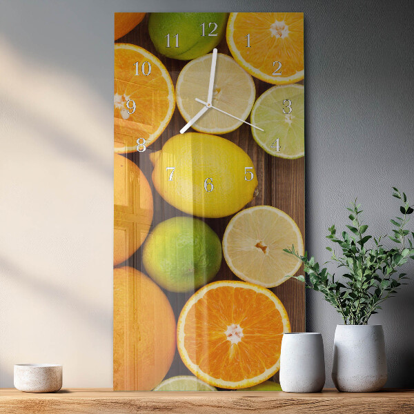 Vertical wall clock Fruit