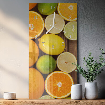 Vertical wall clock Fruit