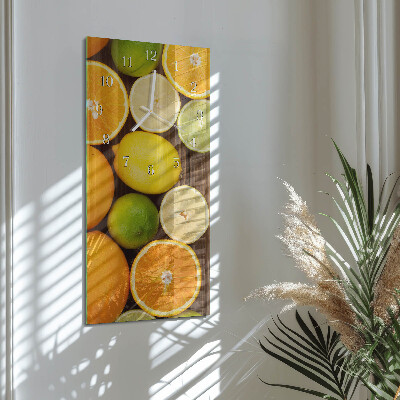 Vertical wall clock Fruit