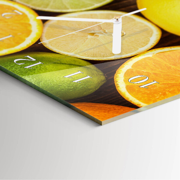 Vertical wall clock Fruit