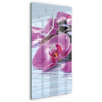 Vertical wall clock Idea for Orchids