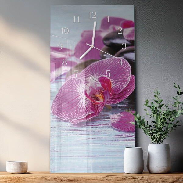 Vertical wall clock Idea for Orchids