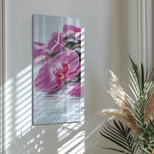 Vertical wall clock Idea for Orchids