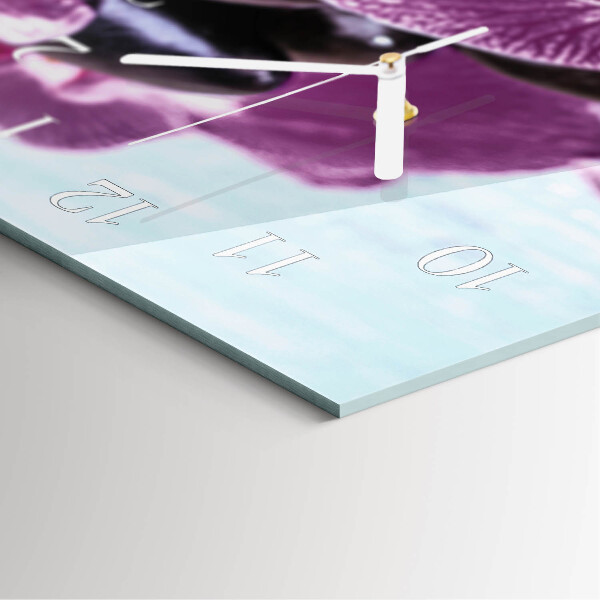 Vertical wall clock Idea for Orchids