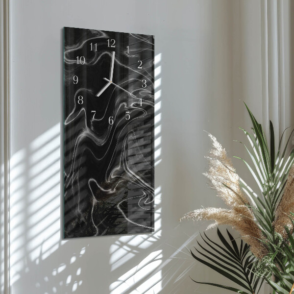 Vertical wall clock Wave