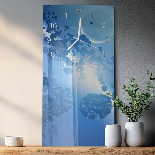 Vertical wall clock Stones of Heaven