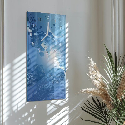 Vertical wall clock Stones of Heaven