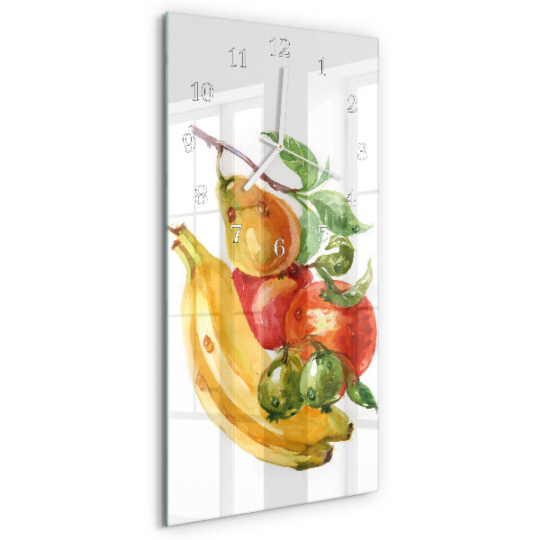 Vertical wall clock Fruit