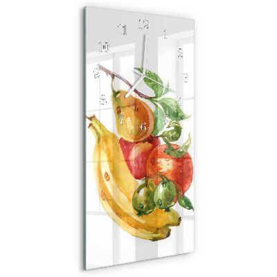 Vertical wall clock Fruit