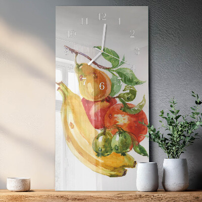 Vertical wall clock Fruit