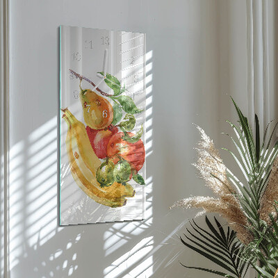 Vertical wall clock Fruit
