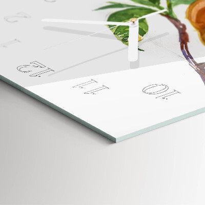 Vertical wall clock Fruit