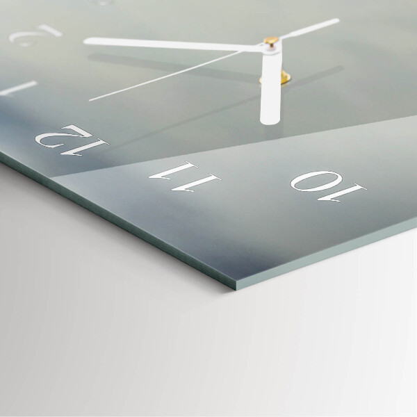 Vertical wall clock Orchid